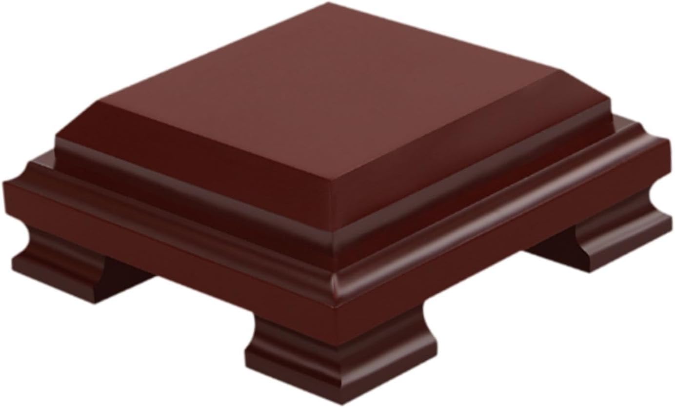 DYNWAVE Square Wooden Display Base for Vases and Plants