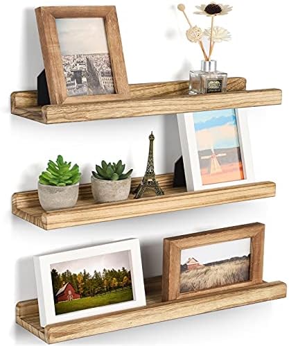 Floating Shelves for Wall 169 Inch Rustic Wood Ledge Set of 3