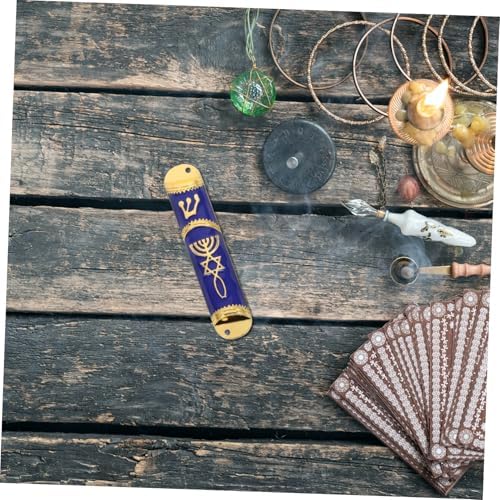 VOSAREA Retro Metal Mezuzah Door Decor