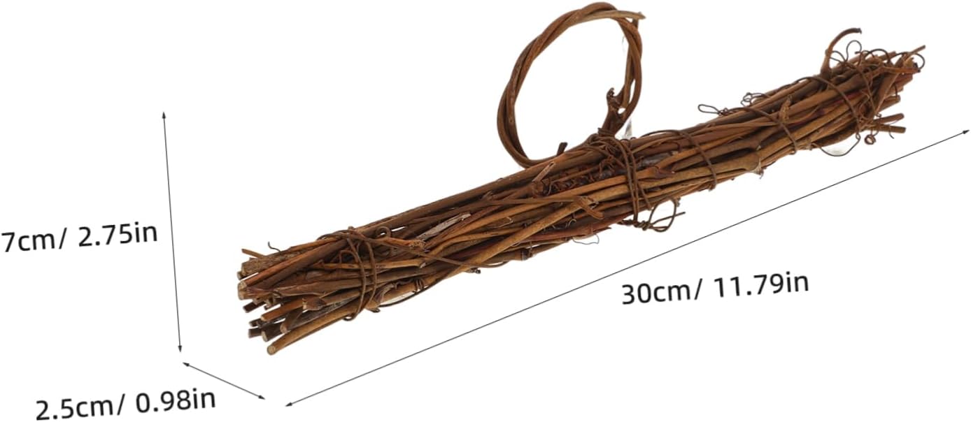 Light Brown Rattan Garland Wreath Front Door Wreath Wicker Wreath Frame DIY Natural Wreaths Hangers