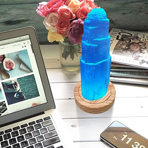 7 LED Rotating Display Stand with 8 Light Modes