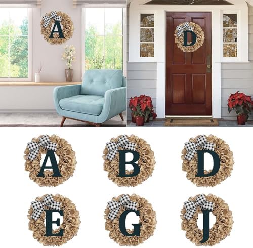 Custom Last Name Year Round Front Door Wreath