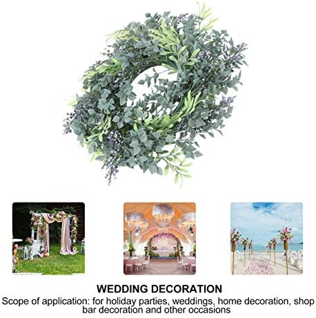 DOITOOL Eucalyptus Wreath for Front Door Decor