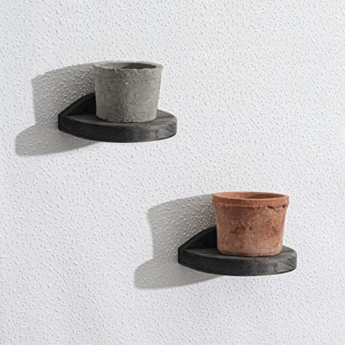 Freezing Point Semicircle Floating Shelves Set of 2