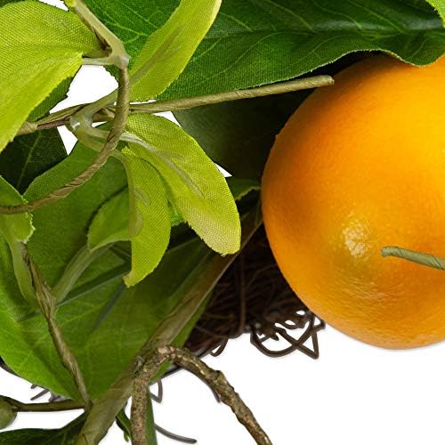 DII Spring Summer Decorative Wreath 20 Inch Lemons