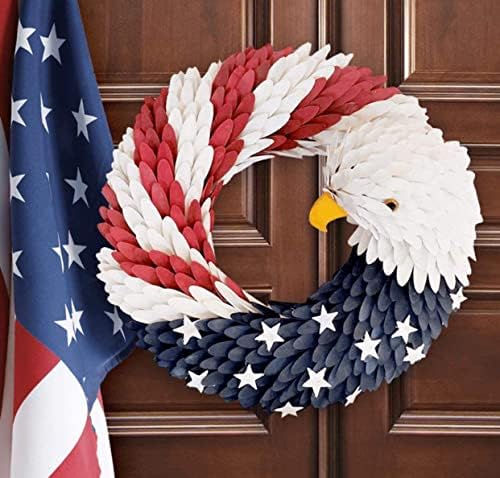 4th of July Patriotic Wreath for Front Door