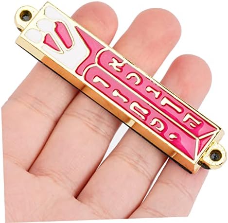 Retro Metal Mezuzah Plaque for Home Entrance Decor