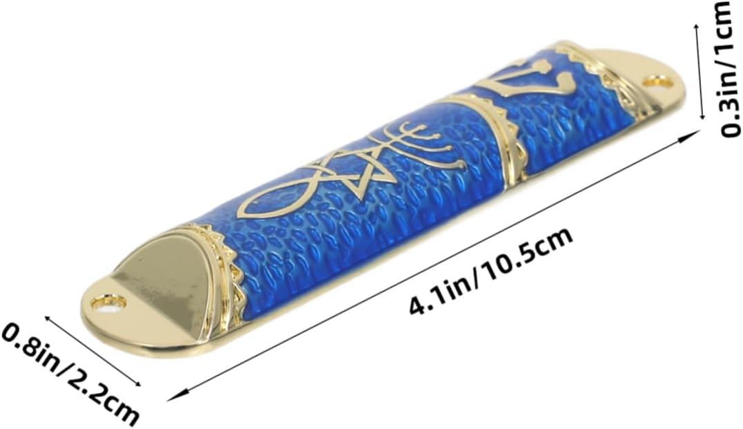 Luxshiny Mezuzah Decor Metal Plaque for Home