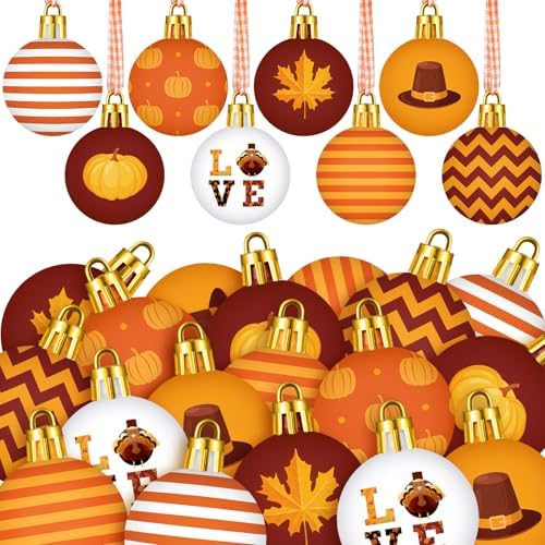 48 Pcs 118 Inch Thanksgiving Hanging Ornaments