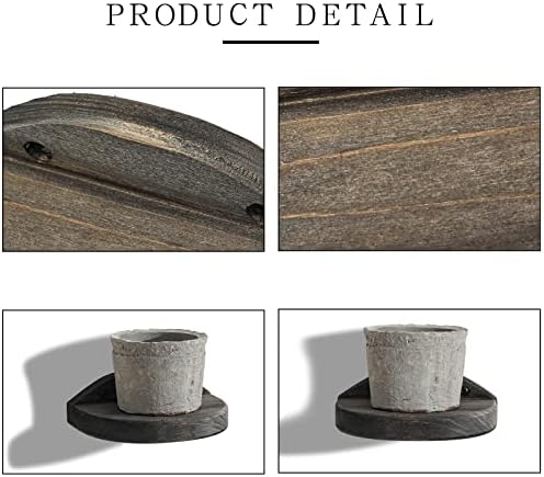 Freezing Point Semicircle Floating Shelves Set of 2