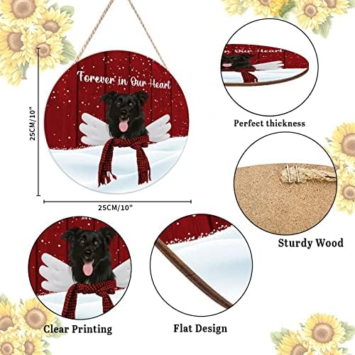 Farmhouse Front Door Hanger Pet Loss Gift Wood Sign
