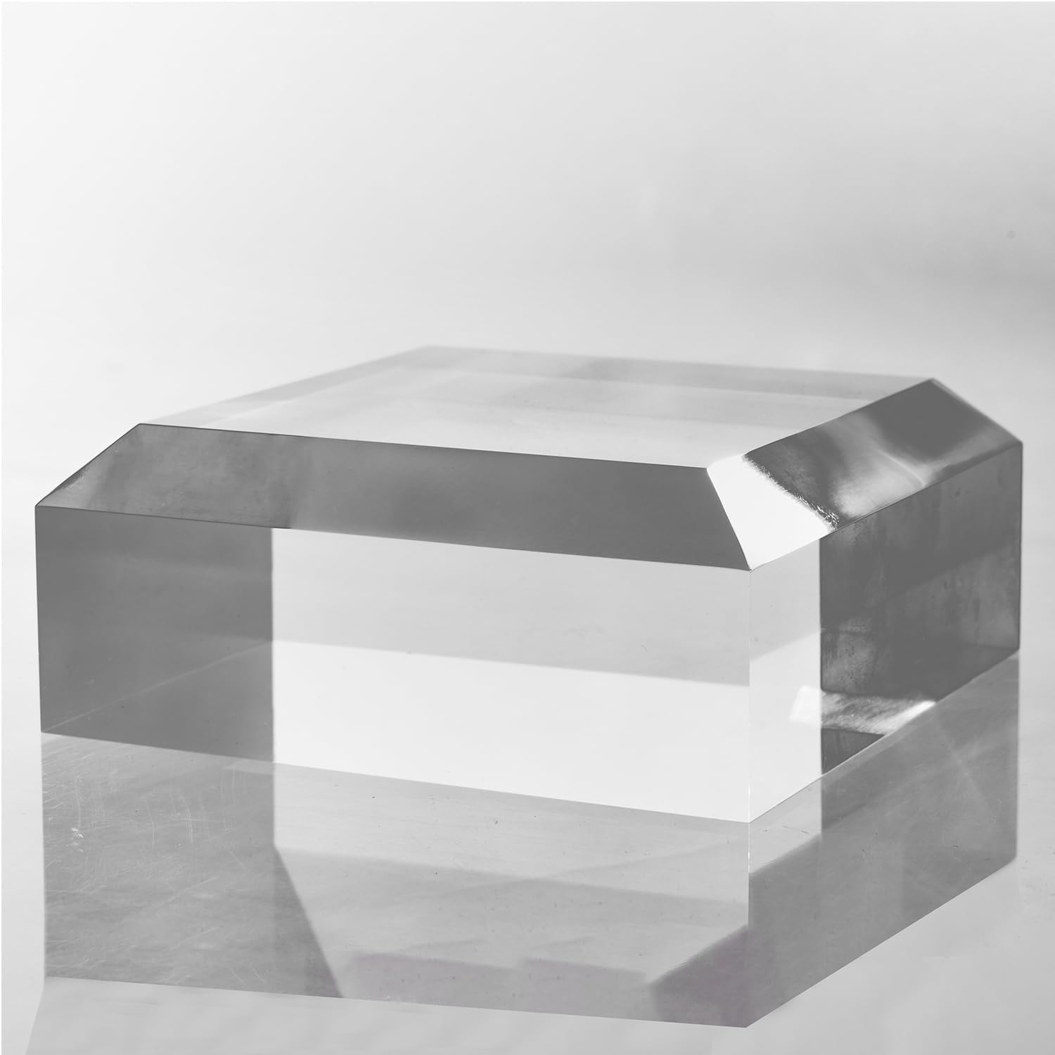 CiaoHER 2in Beveled Acrylic Display Pedestal Stand 1