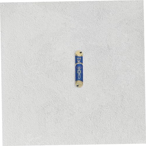 BESTYASH Metal Mezuzah with Scroll for Home Decor and Hanukkah