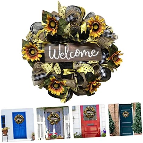 Festive Door Wreath Home Decor Garland