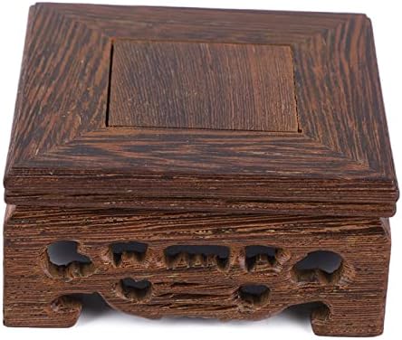 Hapivida Wood Display Stand for Teapot and Vase