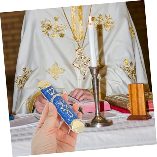 Unomor 2 Set Metal Mezuzah Door Blessing Decor