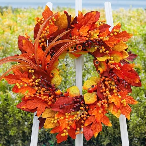 Fall Wreaths for Front Door Autumn Decor