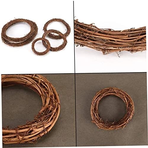 Halloween Swags Hangers 6Pcs Rattan Wreath Frame