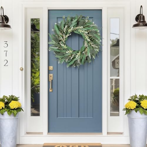 26 Inches Large Eucalyptus Wreath for Front Door