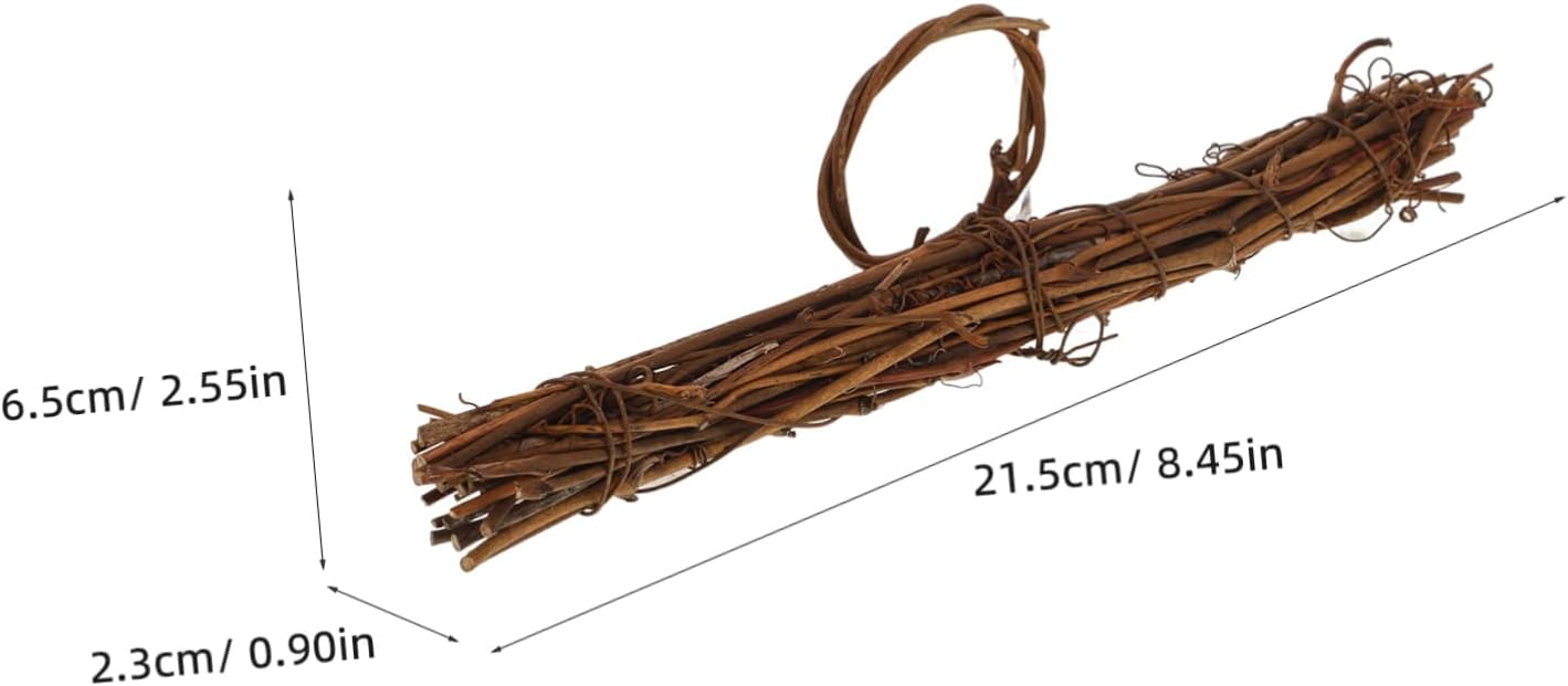 Yardwe Rattan Wreath Hoop Frame for DIY Crafts and Home Decor