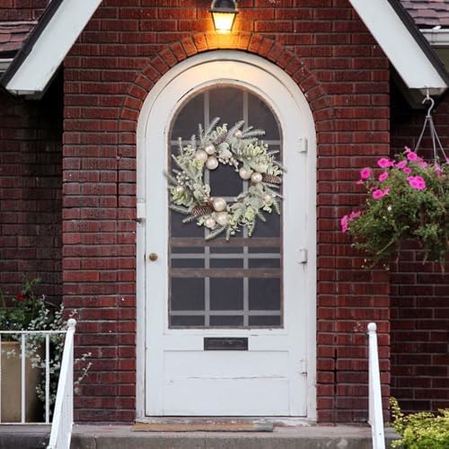 Super Holiday 19 Inch Champagne Christmas Wreath
