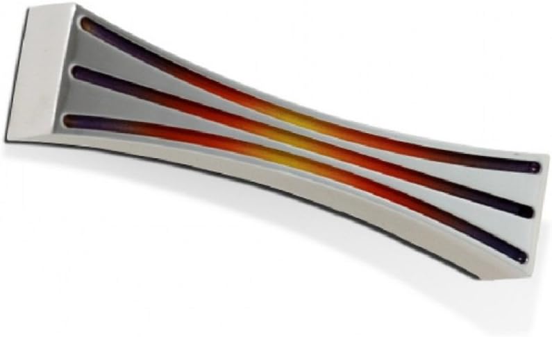 Red Aluminum Mezuzah for Home Decor