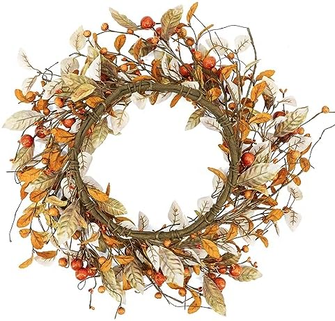 YNYLCHMX 18 Fall Wreath for Front Door