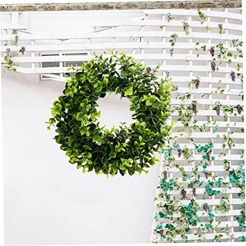 MAGICLULU Eucalyptus Leaf Wreath Door Hanger Modern Farmhouse Decor