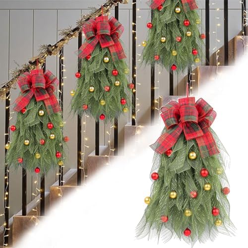 Stylish Handmade Christmas Wreath for Front Door