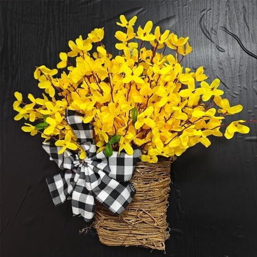 Cream Hydrangea Door Wreath Basket Hanger