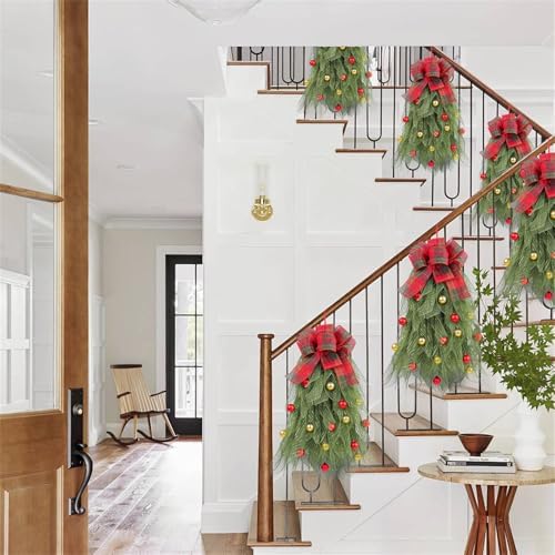 Stylish Handmade Christmas Wreath for Front Door