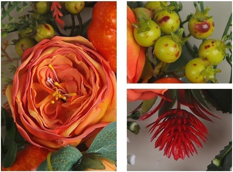 Rustic Autumn Wreath for Front Door Decor