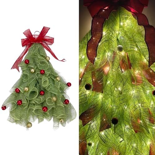 Handmade Silk Christmas Wreath for Front Door