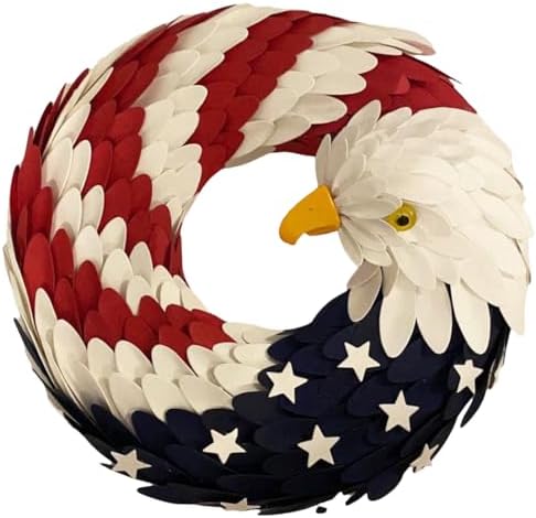 4th of July Patriotic Wreath for Front Door