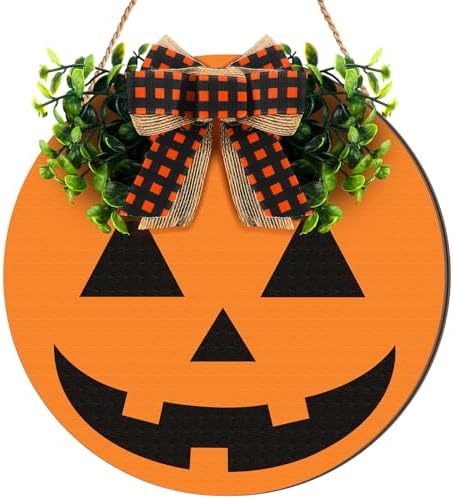 Moucuny Easter Wreath Front Door Decor 118 x 118 Inch Rabbit Sign