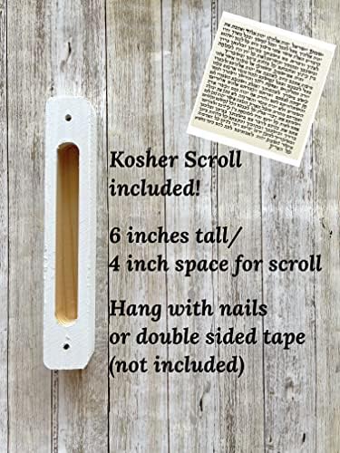 Moon and Stars Mezuzah with Kosher Scroll