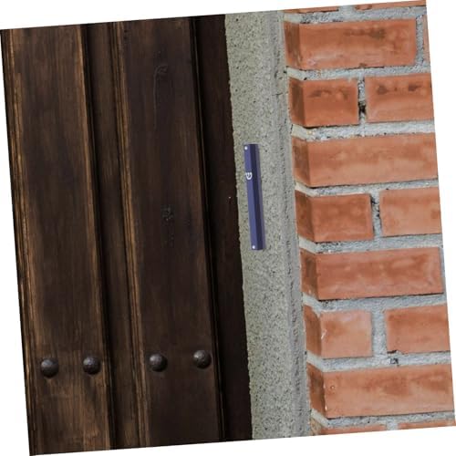 5pcs Blue Metal Mezuzah with Scroll Door Blessing Decor for Jewish Home