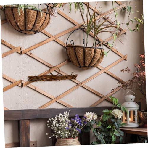 Light Brown Rattan Garland Wreath Front Door Wreath Wicker Wreath Frame DIY Natural Wreaths Hangers
