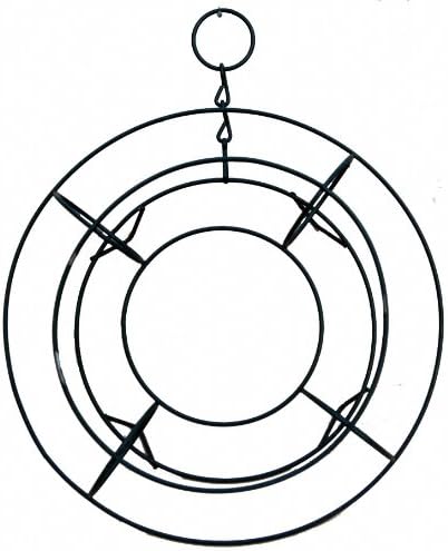 15 Inch Wire Living Wreath Form
