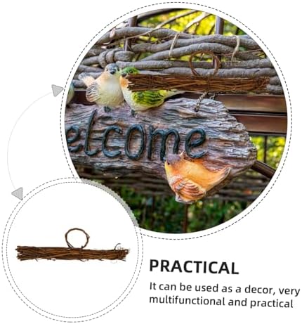 Rattan Wreath Frame for Home and Garden Decor