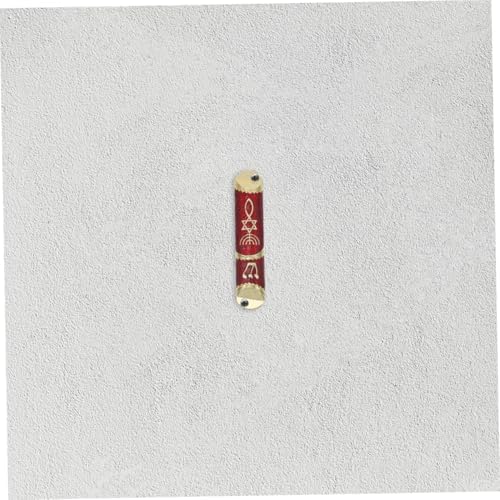 Cabilock 2 Sets Beautiful Metal Mezuzah Door Decor