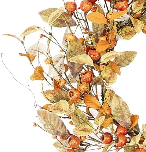 YNYLCHMX 18 Fall Wreath for Front Door