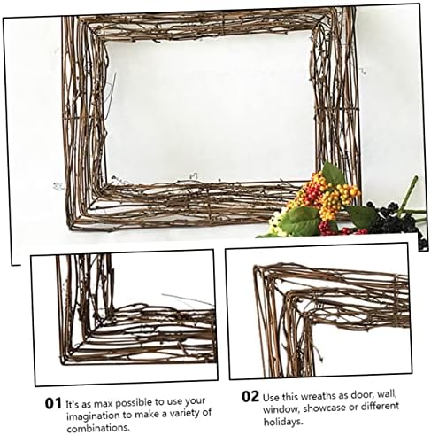 Eco-Friendly Rustic Grapevine Wreath Base Hanger