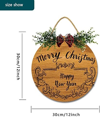 Winter Christmas Fall Wreath Hanger for Front Door Porch Patio 12-Inch Decor