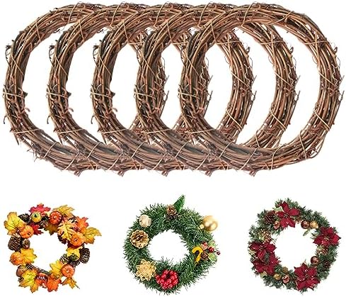Eioflia Natural Grapevine Wreath 5 Pcs 787 Inch