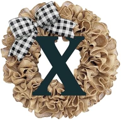 Unique Last Name Year Round Front Door Wreath 1