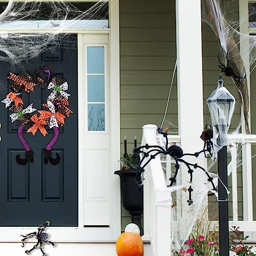 Halloween Witch Door Wreath 24 Inch Decor