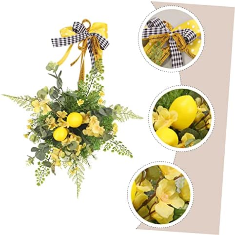 Artificial Flower Wreath Boho Door Decor