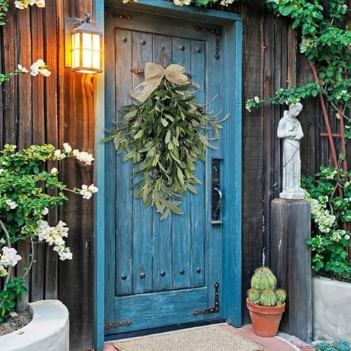 Olive Wreath Pendant for Front Door and Home Decor