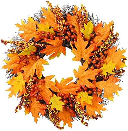Handcrafted Fall Wreath for Front Door Decor